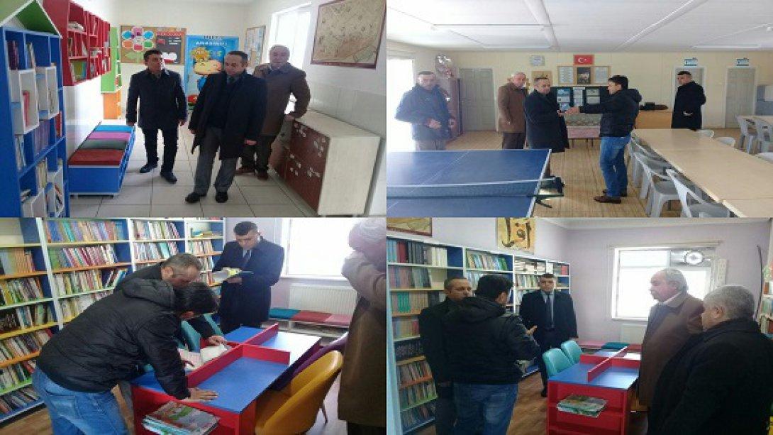İlçe Milli Eğitim Müdürümüz Okul Gezileri Kapsamında Yukarısarıkaya ilkokulu ve Ortaokulunu Ziyaret Ettiler.
